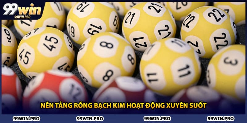 Nền tảng rồng bạch kim hoạt động xuyên suốt